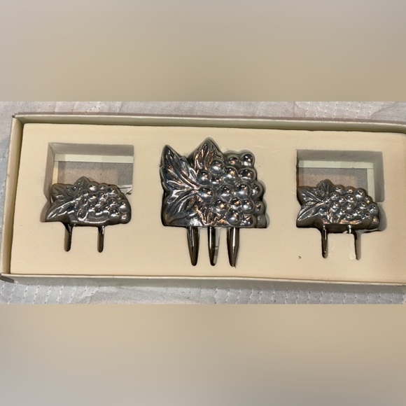 NWT Pier 1 Aluminum Cheese Service Set New Party Charcuterie - Picture 4 of 6